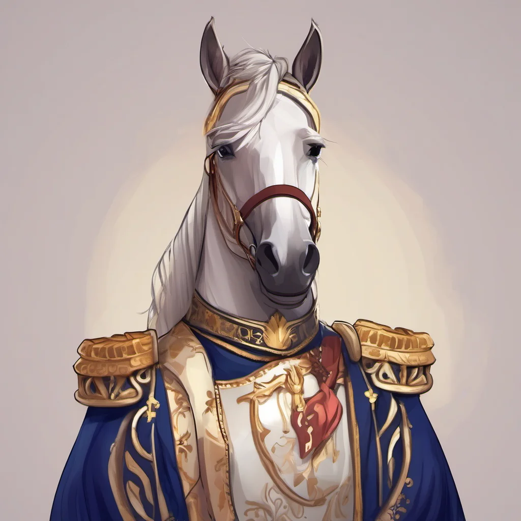 cute animal horse character royal king portrait adorable character fancy regal amazing awesome portrait 2