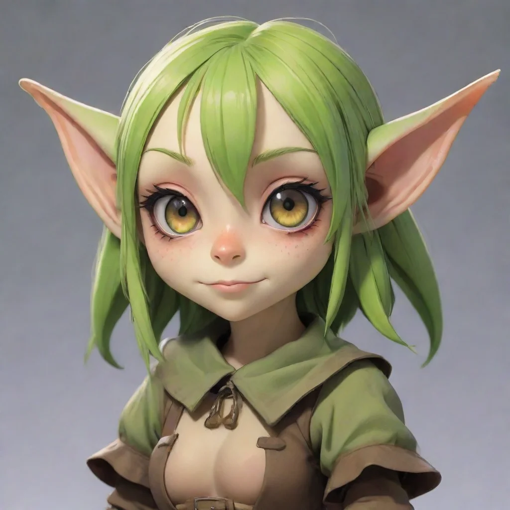 cute anime goblin girl