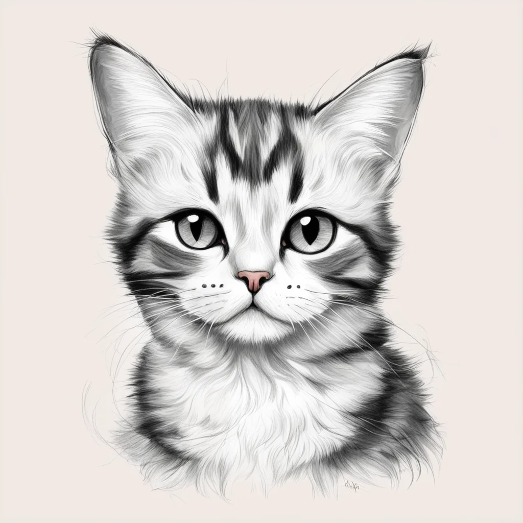 aicute cat sketch