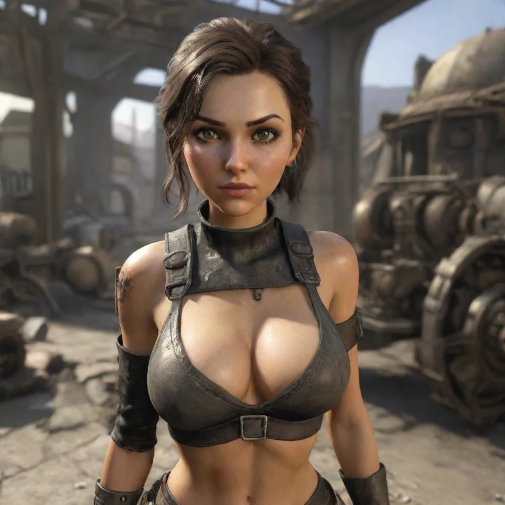 aicute fallout raider woman seductive first person