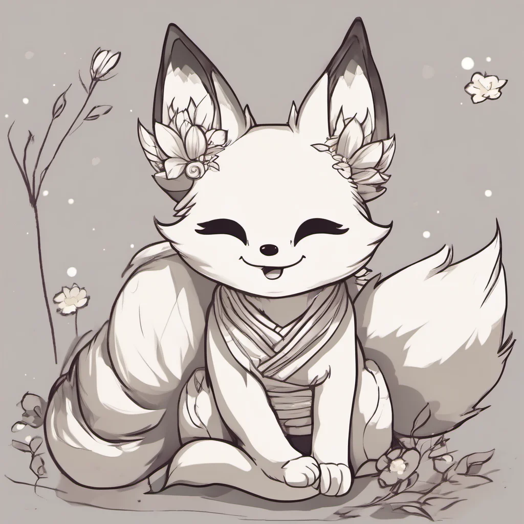 cute kitsune smiling good looking trending fantastic 1