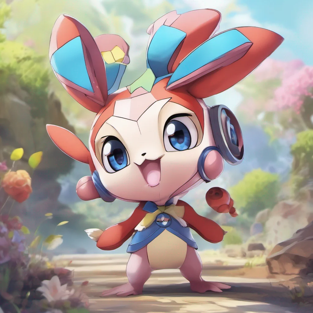 aicute pokemon colourful pose big eyes character portrait epic heroic single  character full frameadorable 