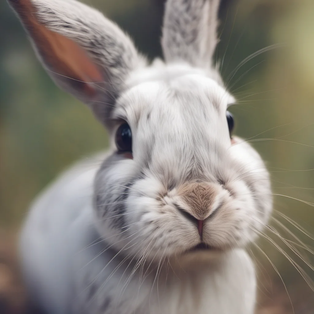 cute rabbit pet adorable eyes portrait calming colours nice contrast happy fun  confident engaging wow artstation art 3