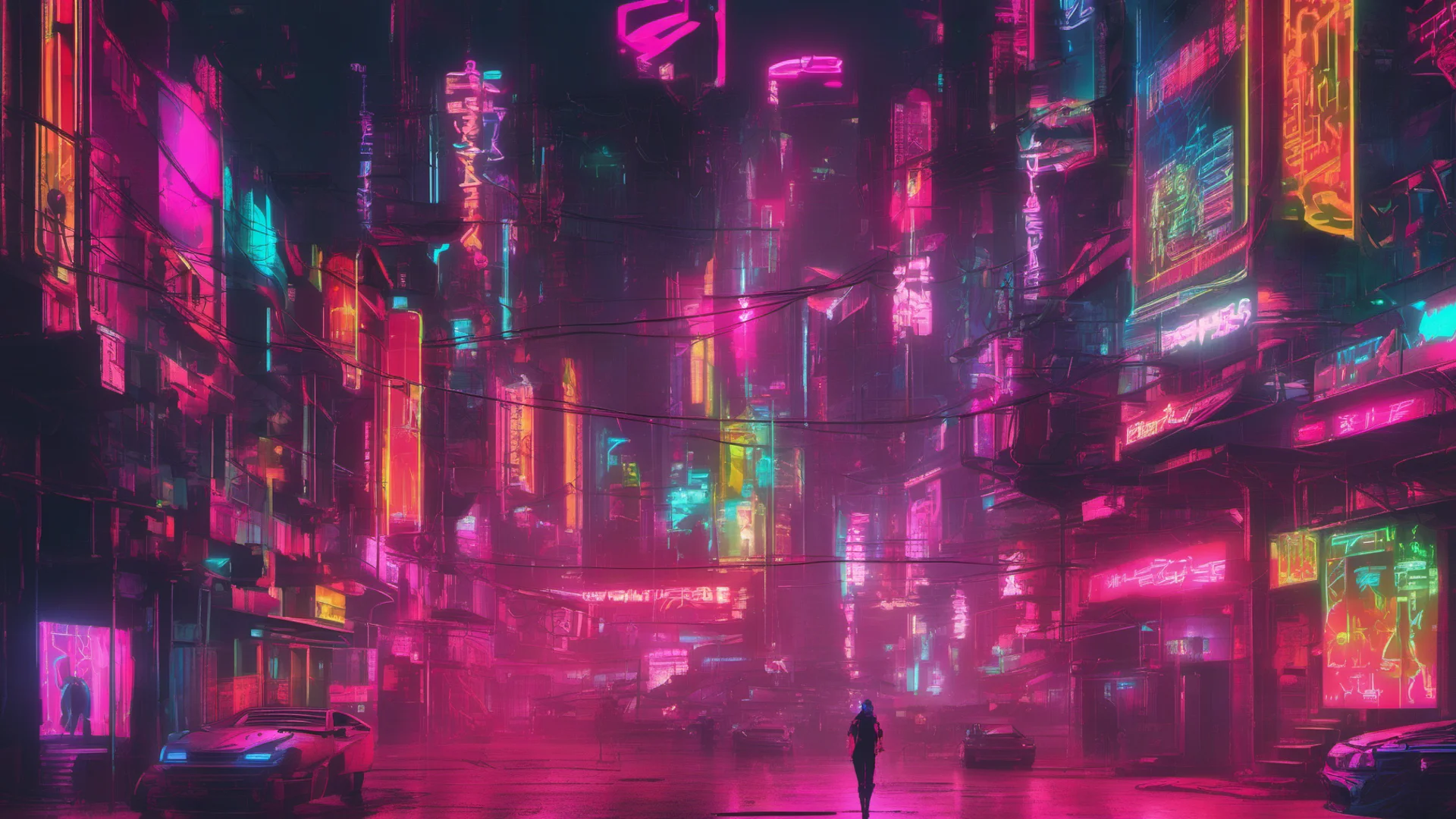 aicyberpunk neon  good looking trending fantastic 1 wide