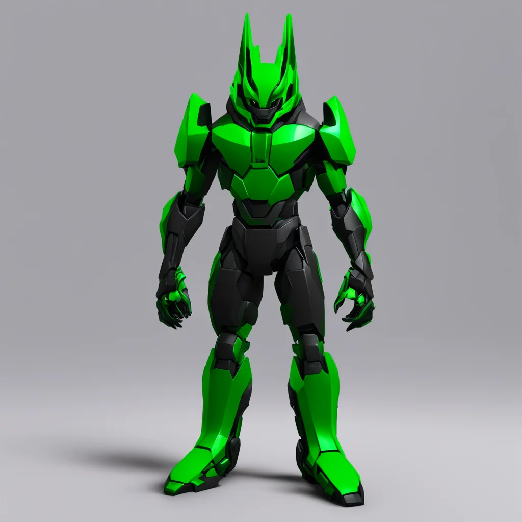 dark green protogen amazing awesome portrait 2