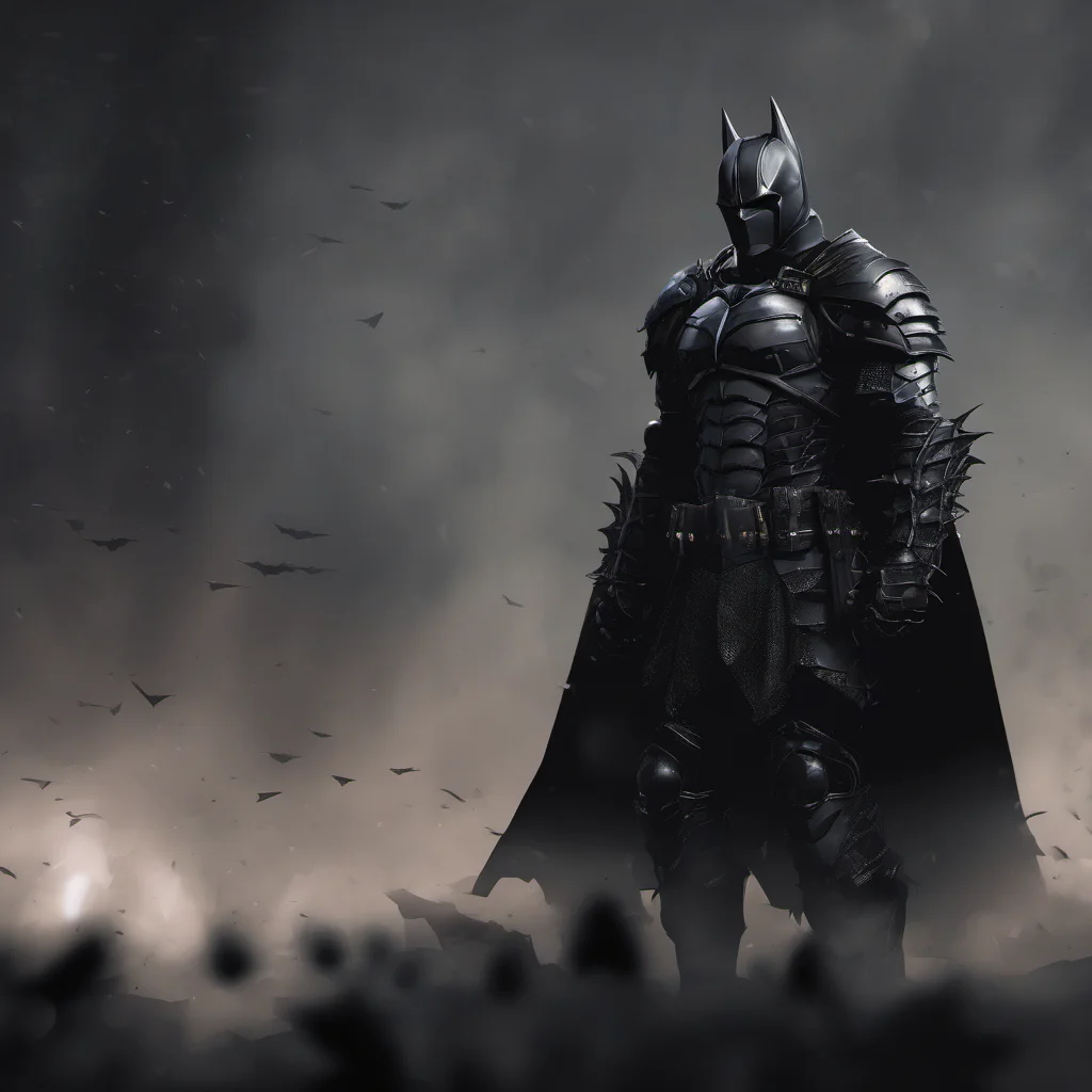 aidark knight black armor black night background amazing awesome portrait 2