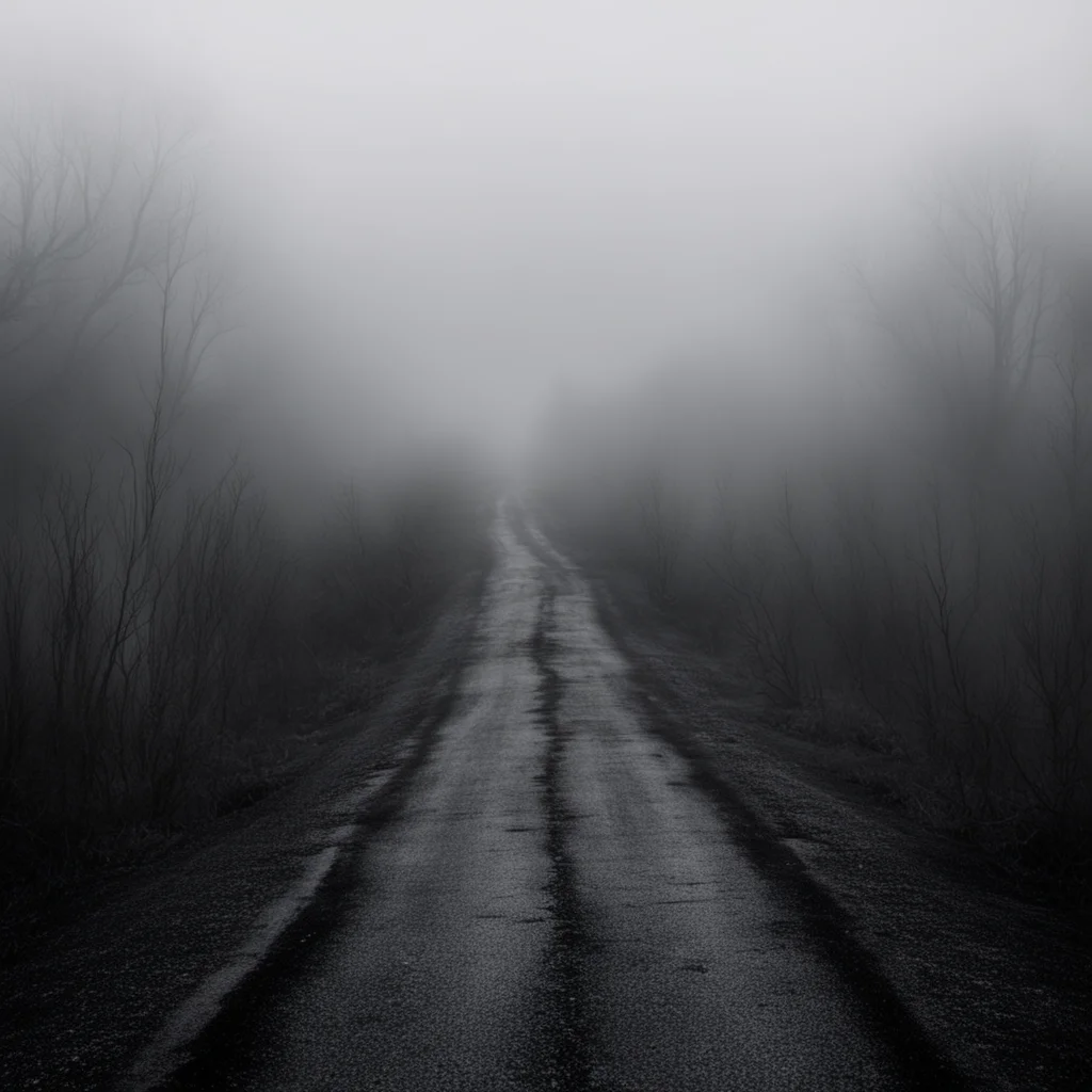 dark uncanny road to nowhere  winding   foggy   scary confident engaging wow artstation art 3