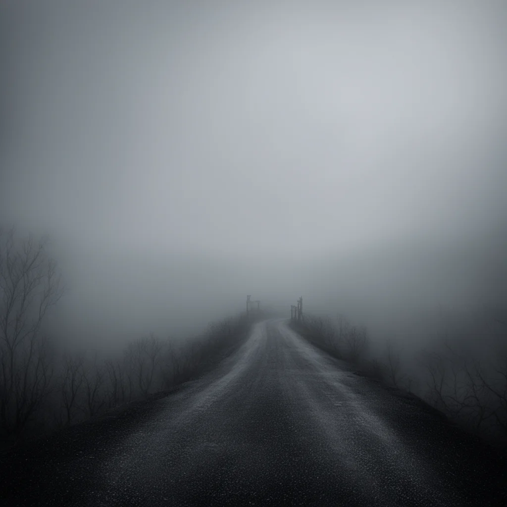 aidark uncanny road to nowhere  winding   foggy   scary good looking trending fantastic 1