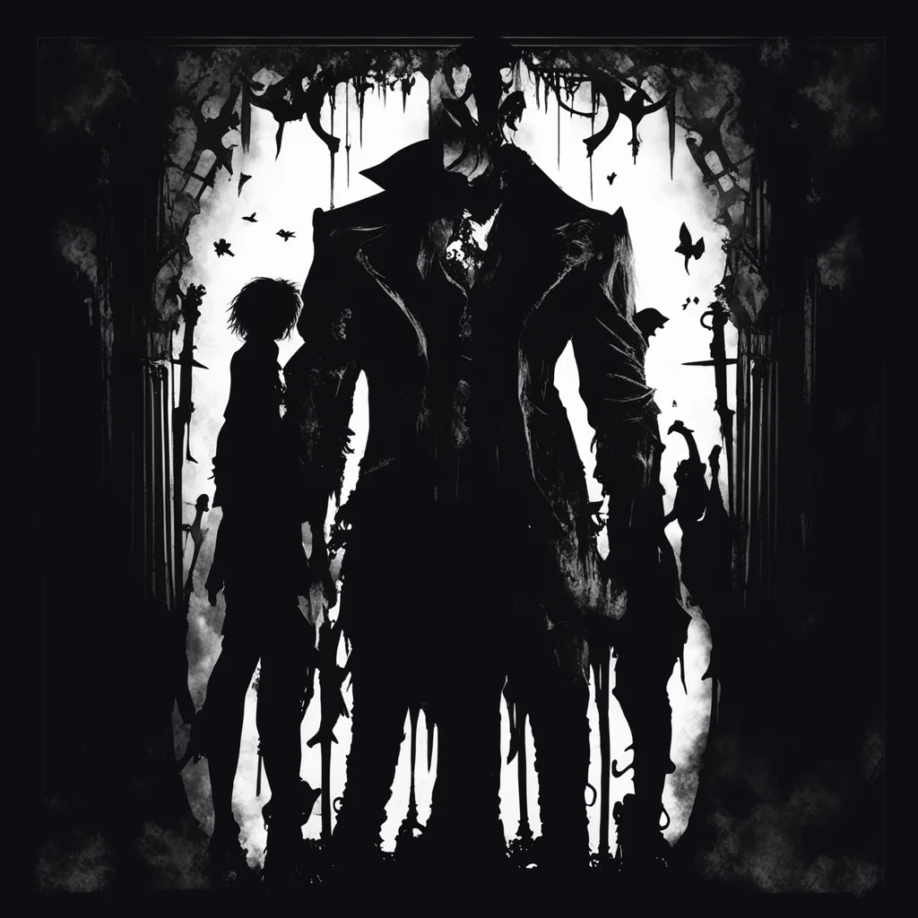 darkwave gothic night club silhuettes