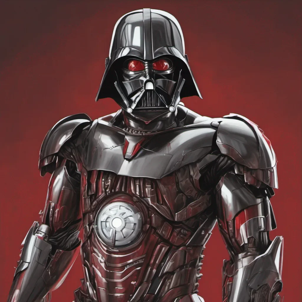 darth vader in iron man suit confident engaging wow artstation art 3
