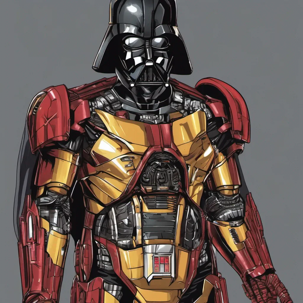darth vader in iron man suit
