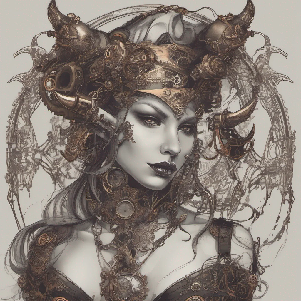 aidemon beauty grace god masculine steampunk