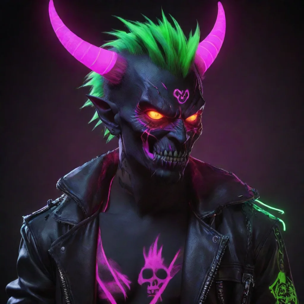 aidemon neon punk