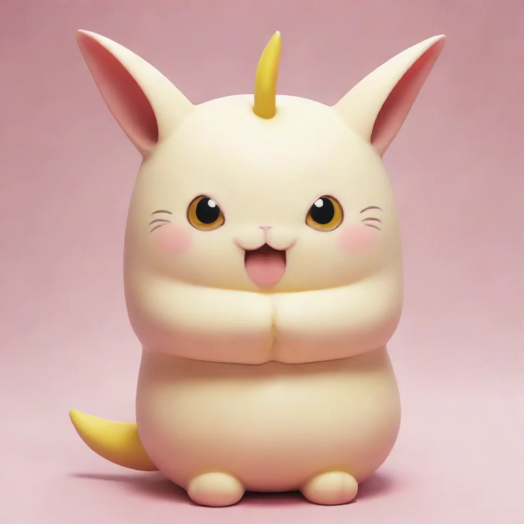 aidemon who is evil with the name gabymwahaha that looks like a bananya