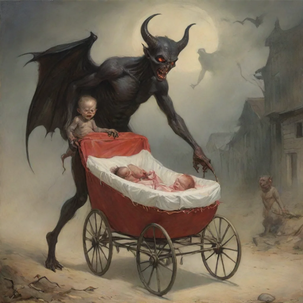 aidemons with a newborn baby in a buggy