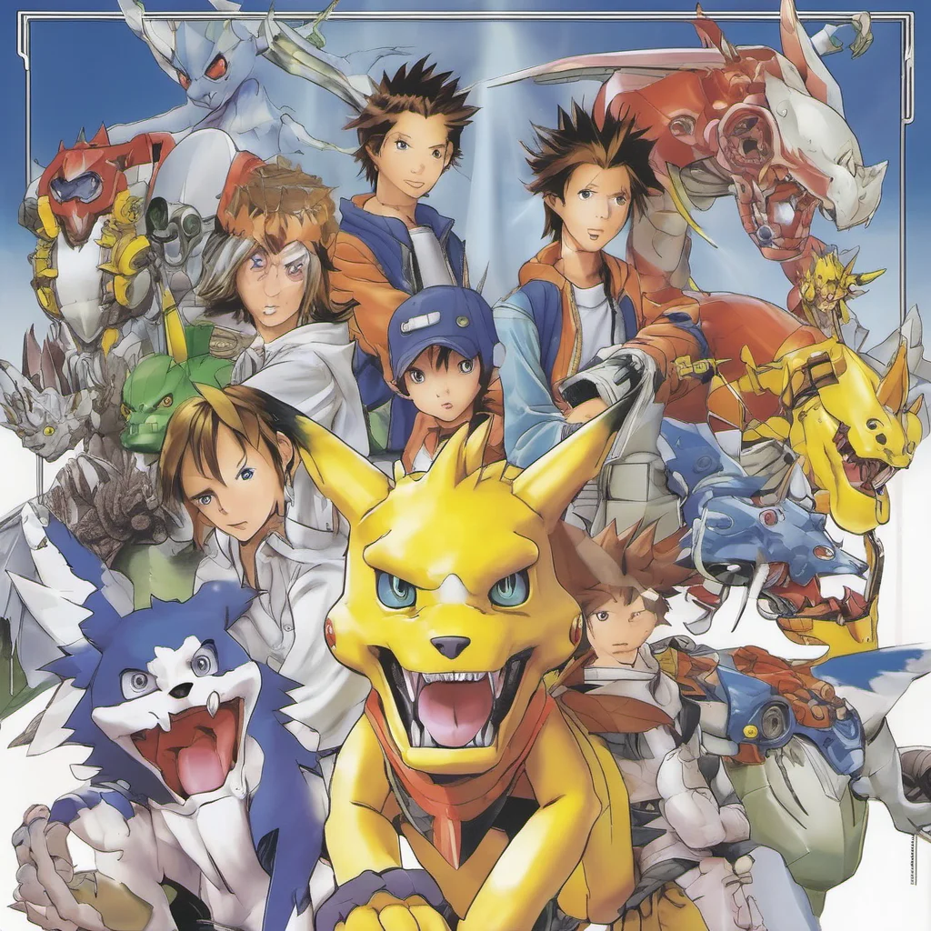 aidigimon manga  confident engaging wow artstation art 3