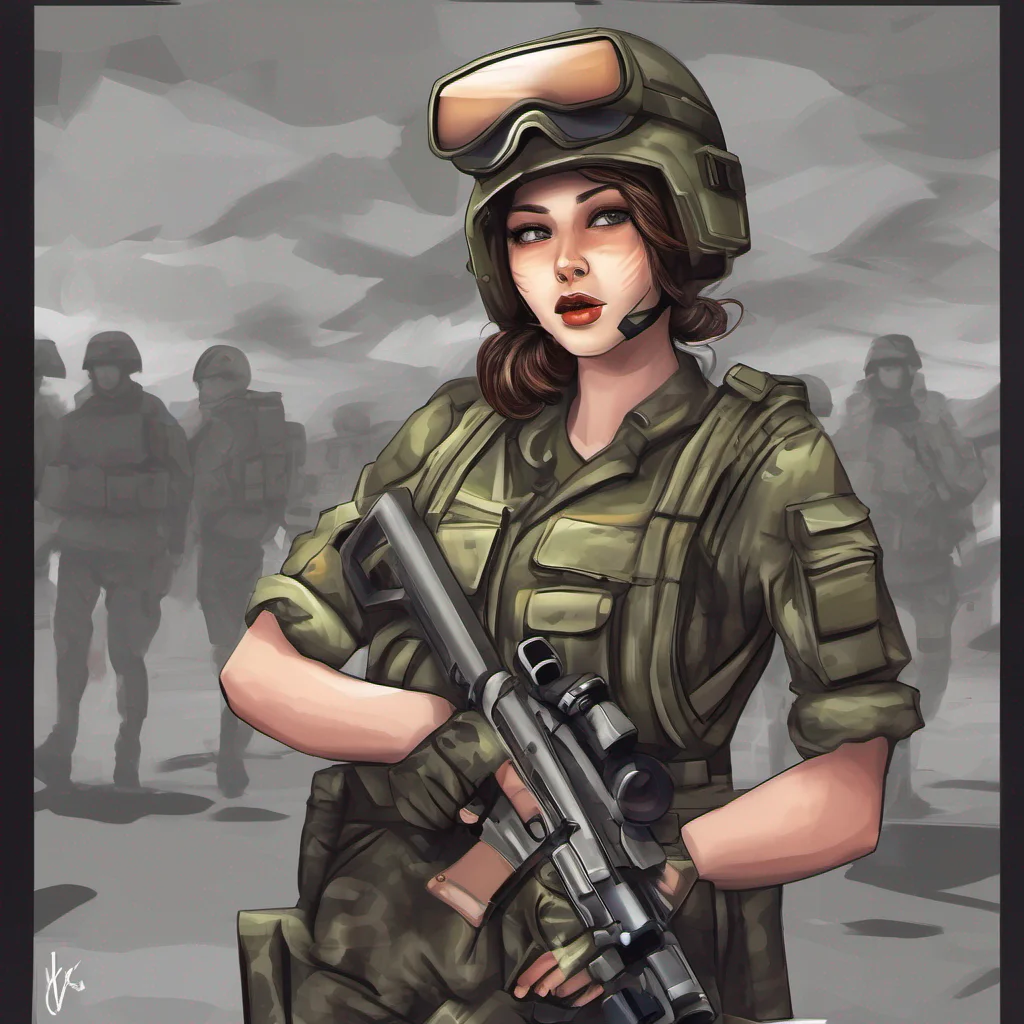 aidigital art army girl good looking trending fantastic 1