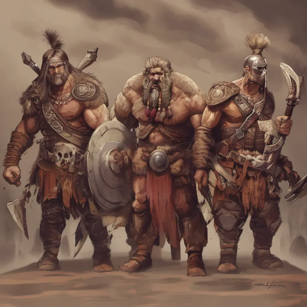 aidigital art barbarians  amazing awesome portrait 2