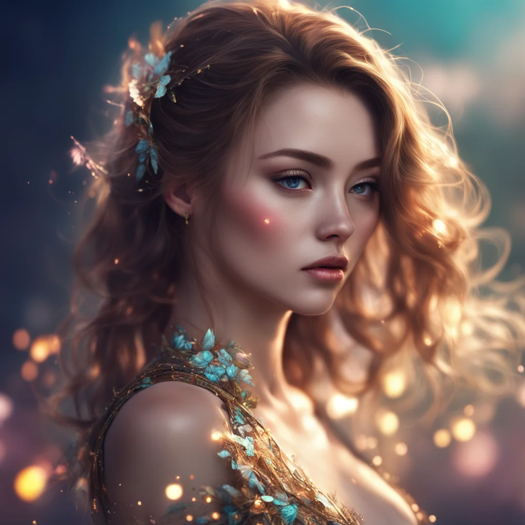 digital art cinematic beauty grace