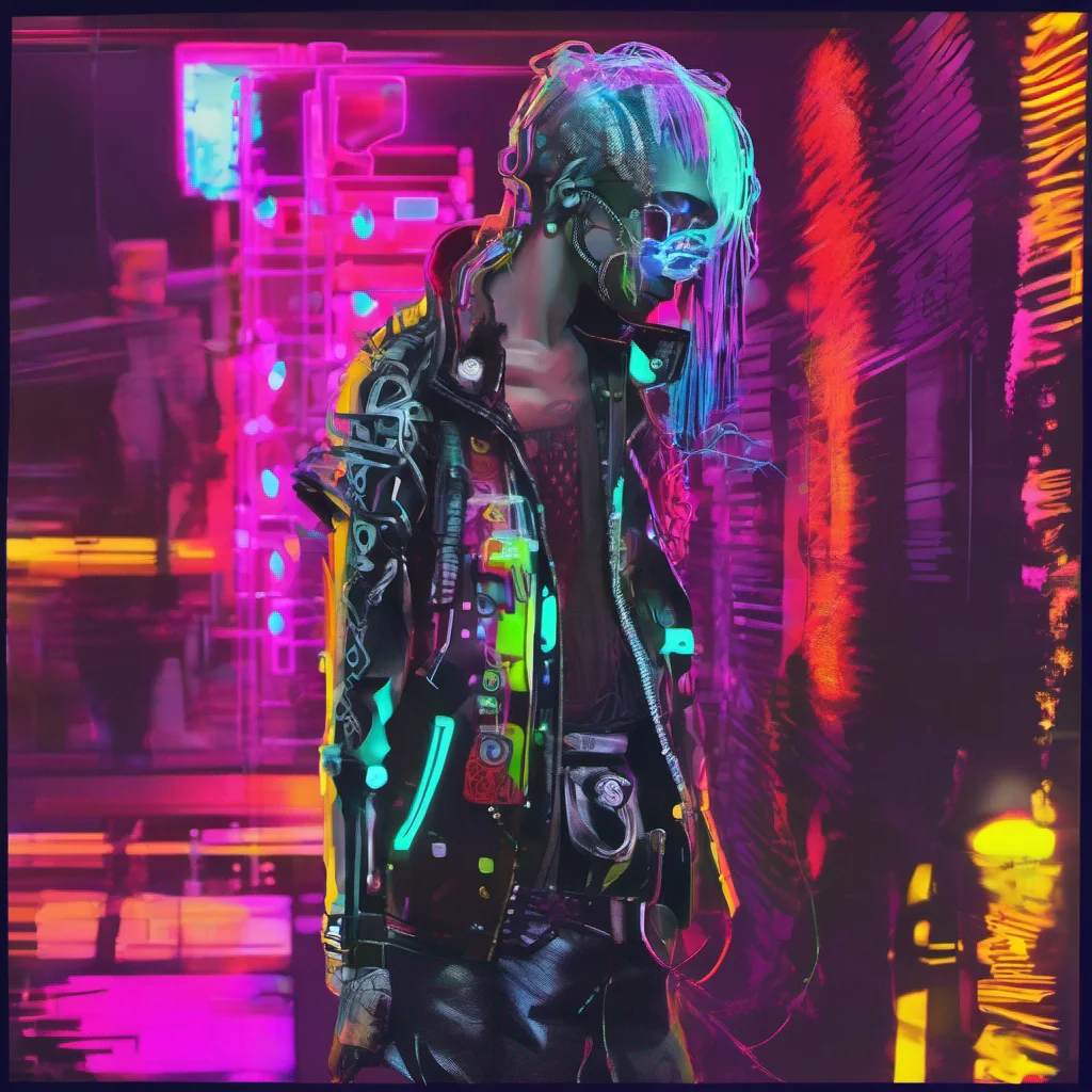 aidigital art neon punk