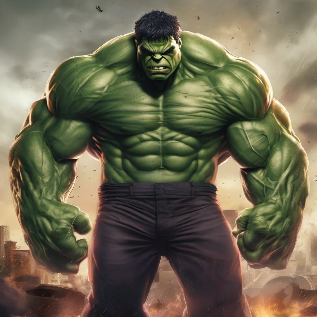 digital art of hulk confident engaging wow artstation art 3