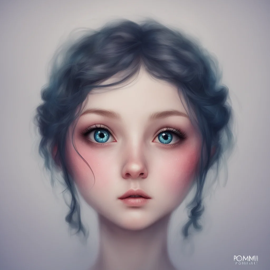 digital art pomni confident engaging wow artstation art 3