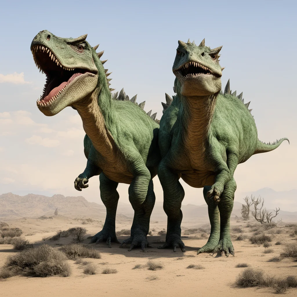 aidinosor with two heads 