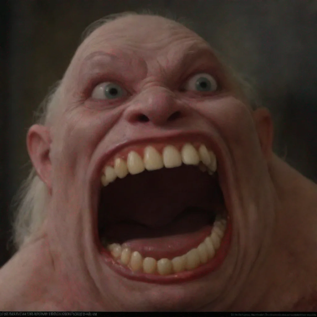 disgusting evil face