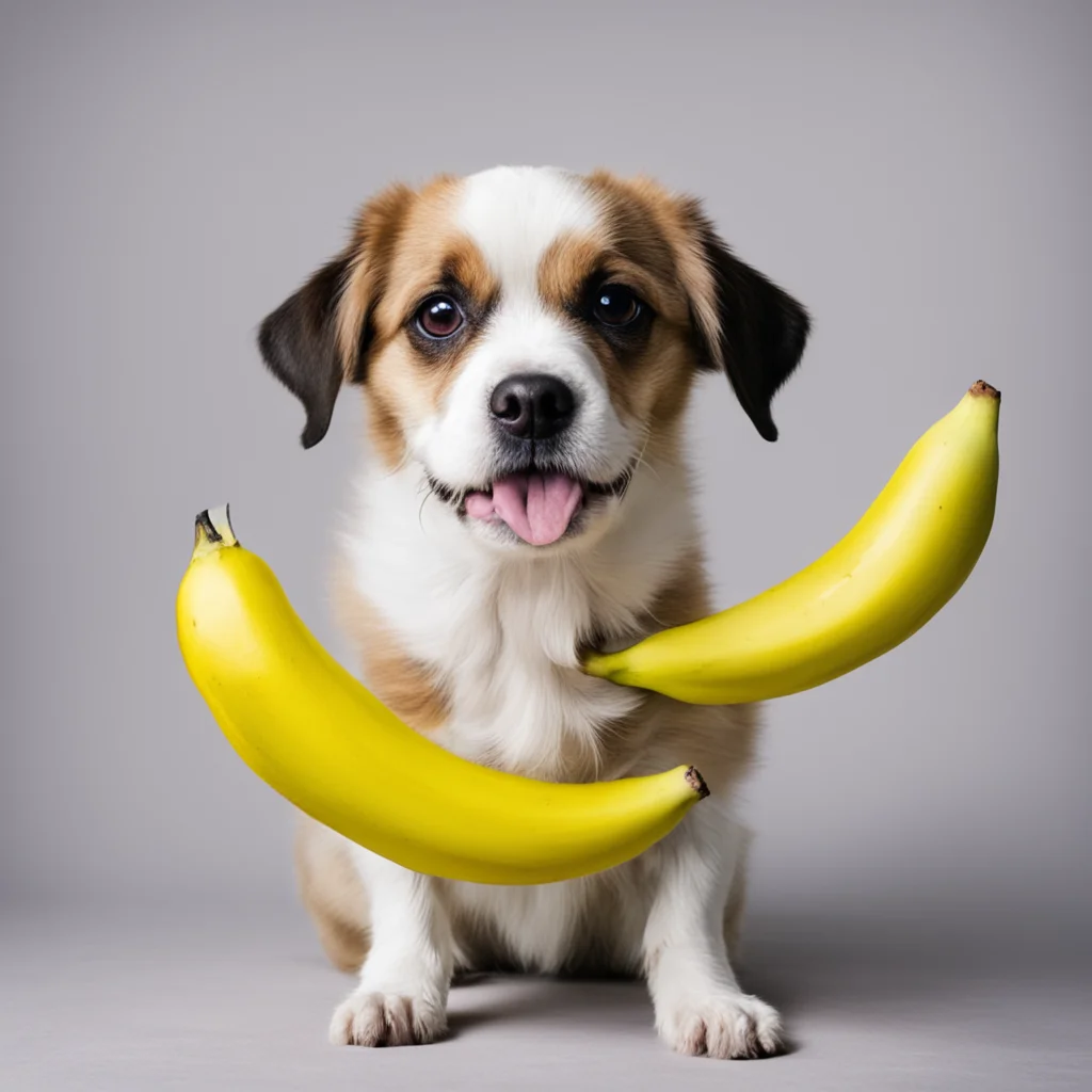 aidog with banana confident engaging wow artstation art 3