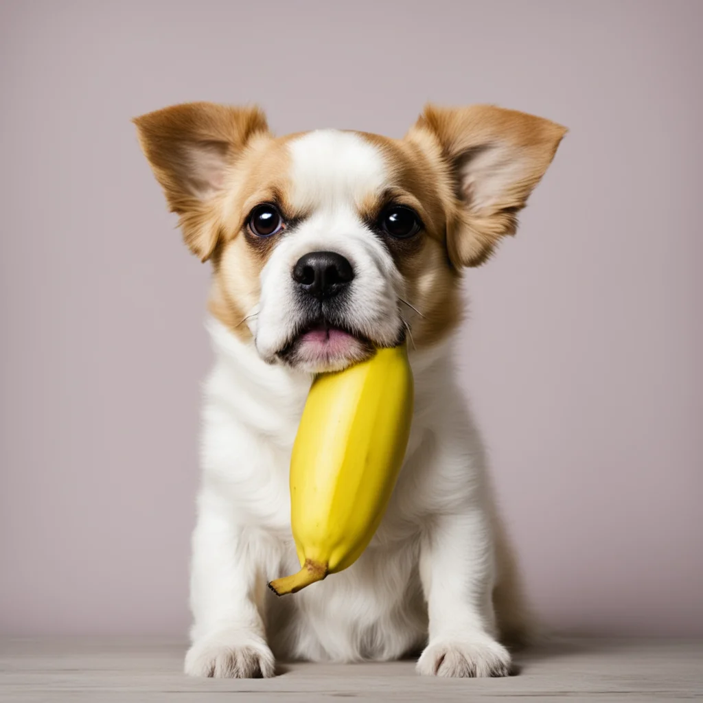aidog with banana good looking trending fantastic 1