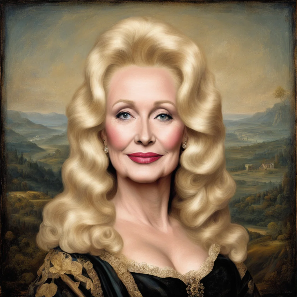 dolly parton as mona lisa good looking trending fantastic 1