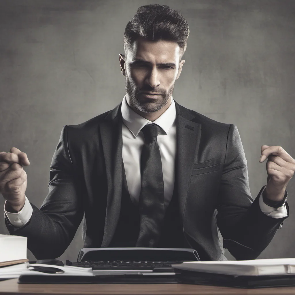 aidominant male businessman amazing awesome portrait 2