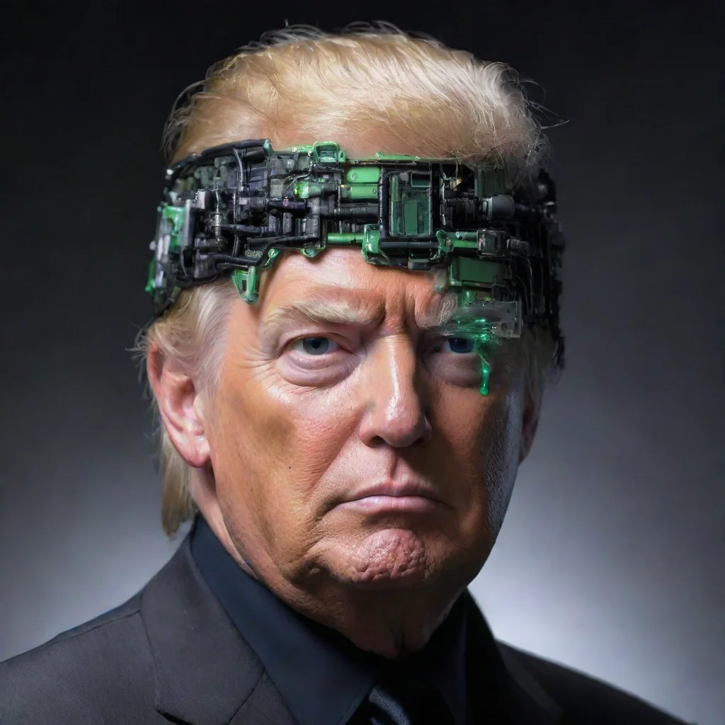 aidonald trump as a borg