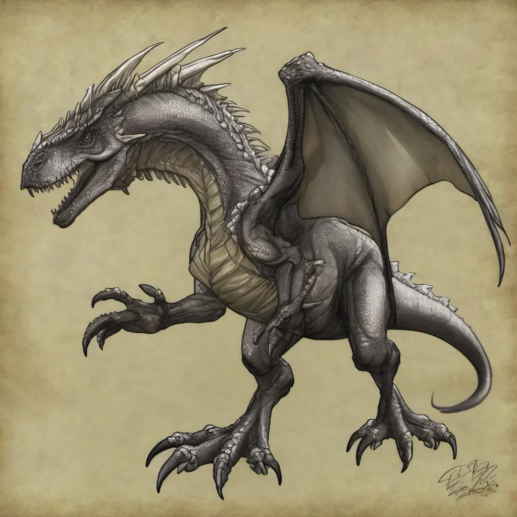 aidragon 2 legs   large wings fantasy art no arms t rex style arms amazing awesome portrait 2