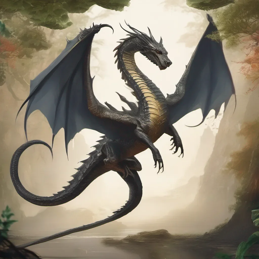 aidragon back legs snake flying dragon wings only flying long neck long tail big hindlegs environment beauty good looking trending fantastic 1