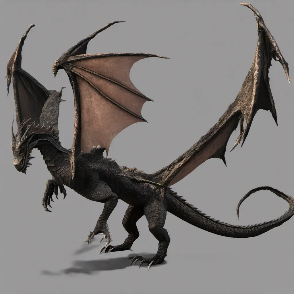 aidragon back legs snake style dragon wings only confident engaging wow artstation art 3