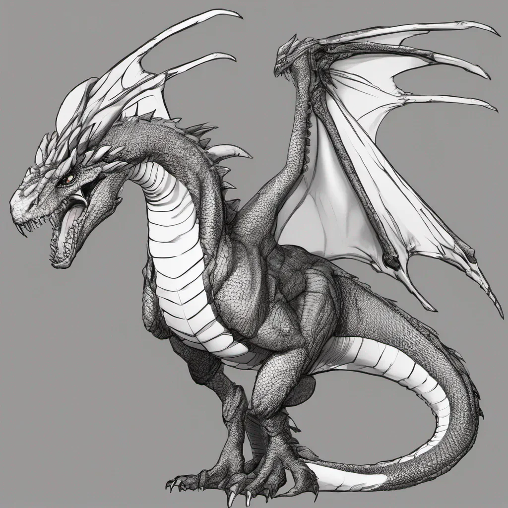 aidragon back legs snake style dragon wings only t rex style confident engaging wow artstation art 3