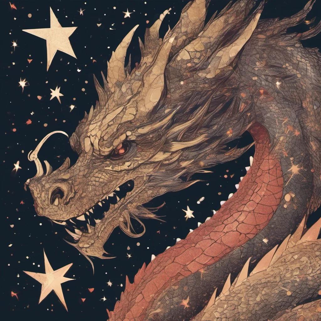 aidragon made of stars confident engaging wow artstation art 3