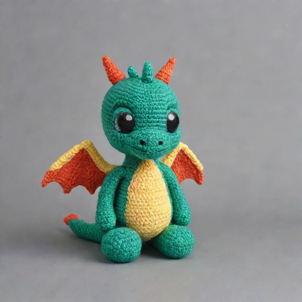 dragon with 4 wing amigurumi 