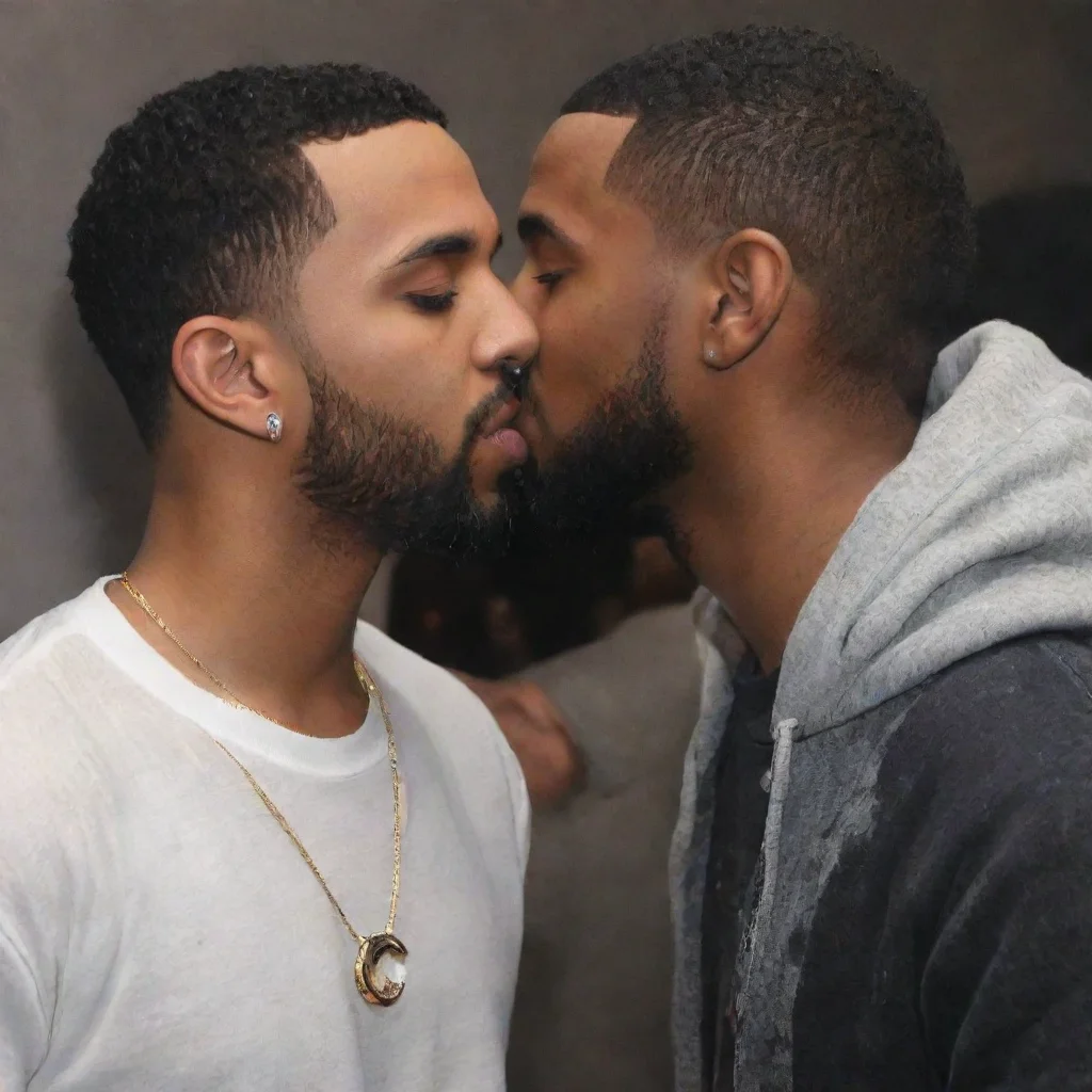 aidrake and kendrick lamar kissing