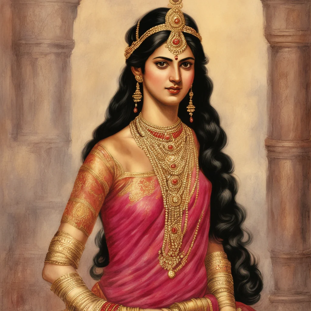 draupadi indian amazing awesome portrait 2
