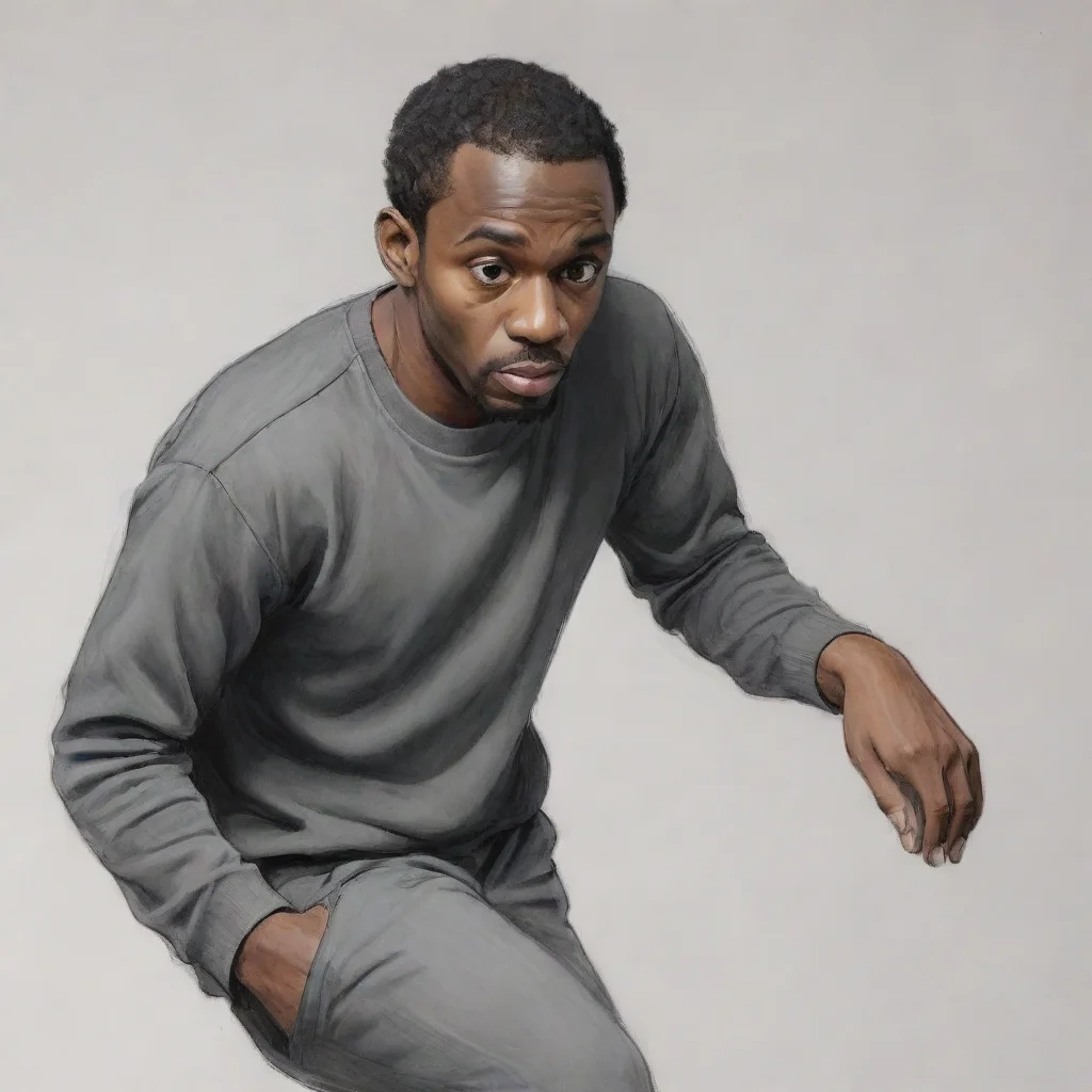 draw a black man stealing