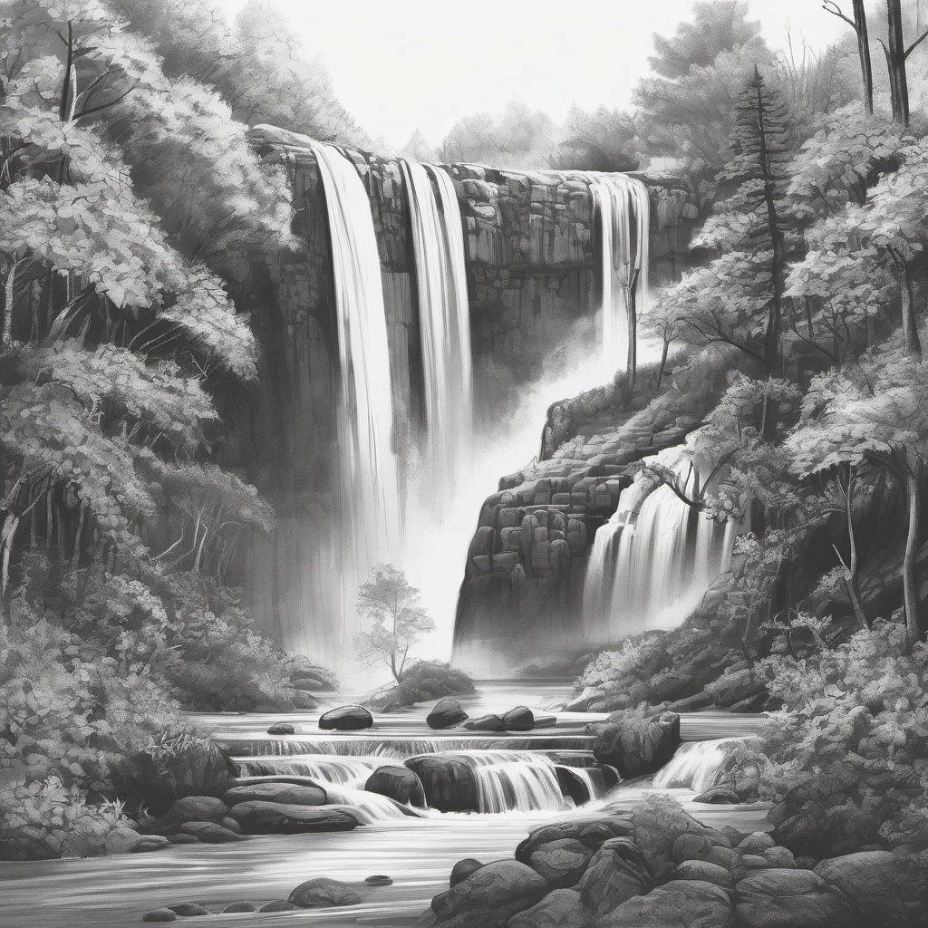 aidraw an image of waterfall confident engaging wow artstation art 3