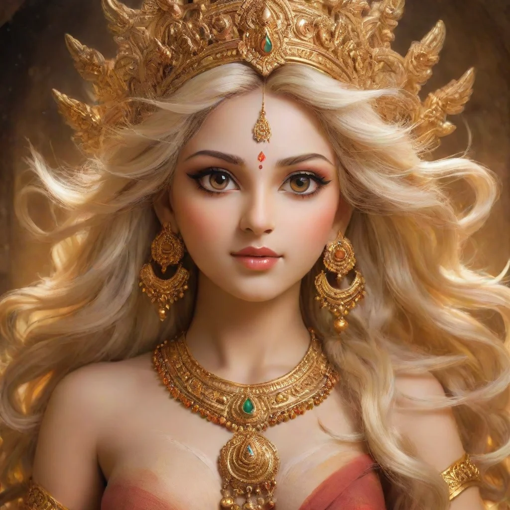 aidurga goddess estial blonde blond brown eyes good looking trending fantastic 1
