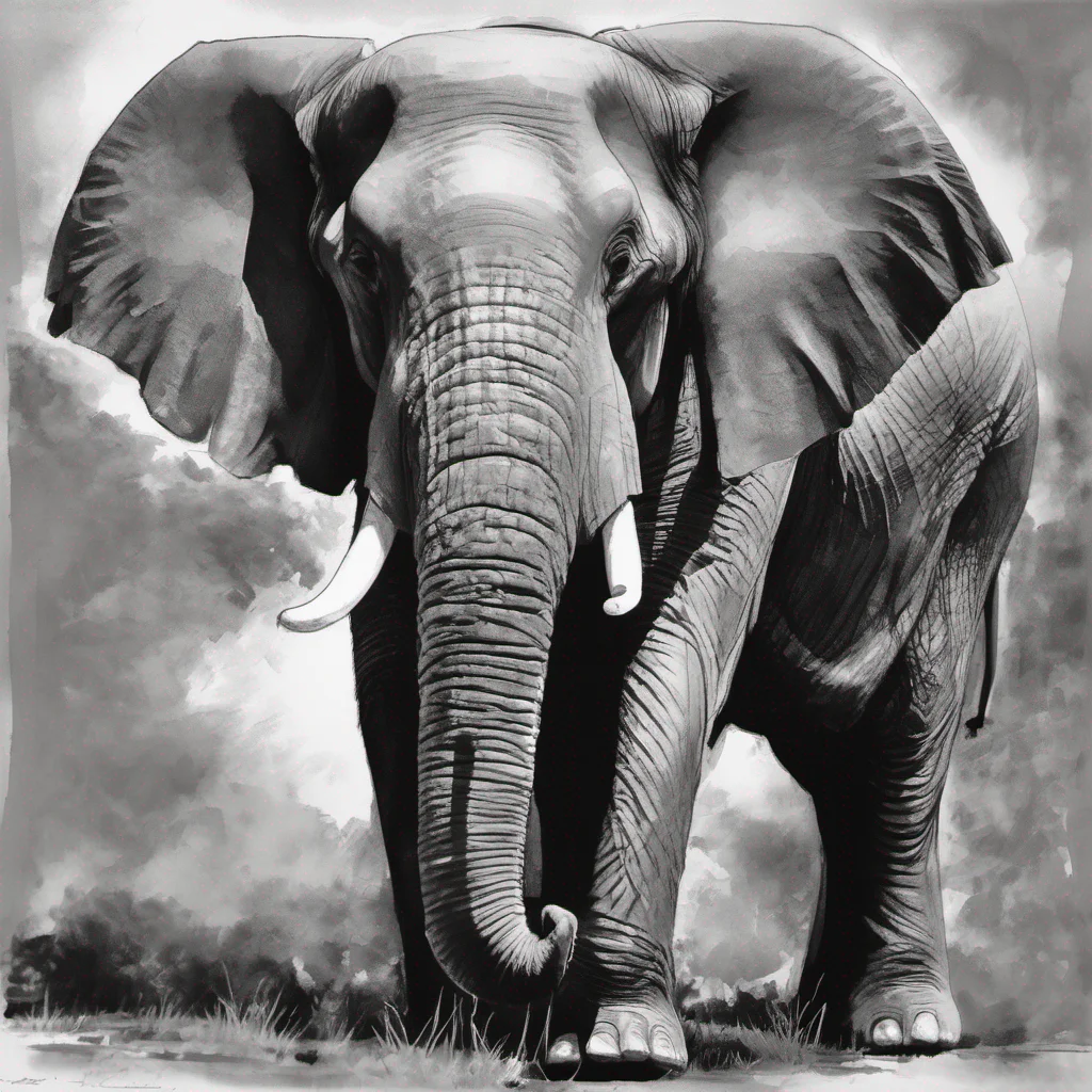 elephant confident engaging wow artstation art 3