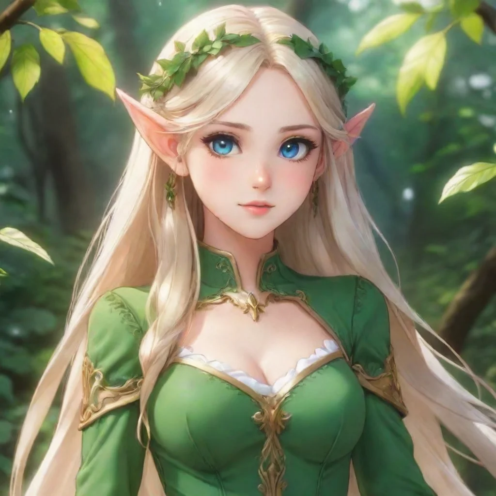 aielf beauty grace wanderer anime beauty