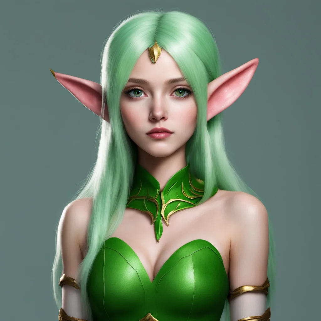 aielf girl confident engaging wow artstation art 3