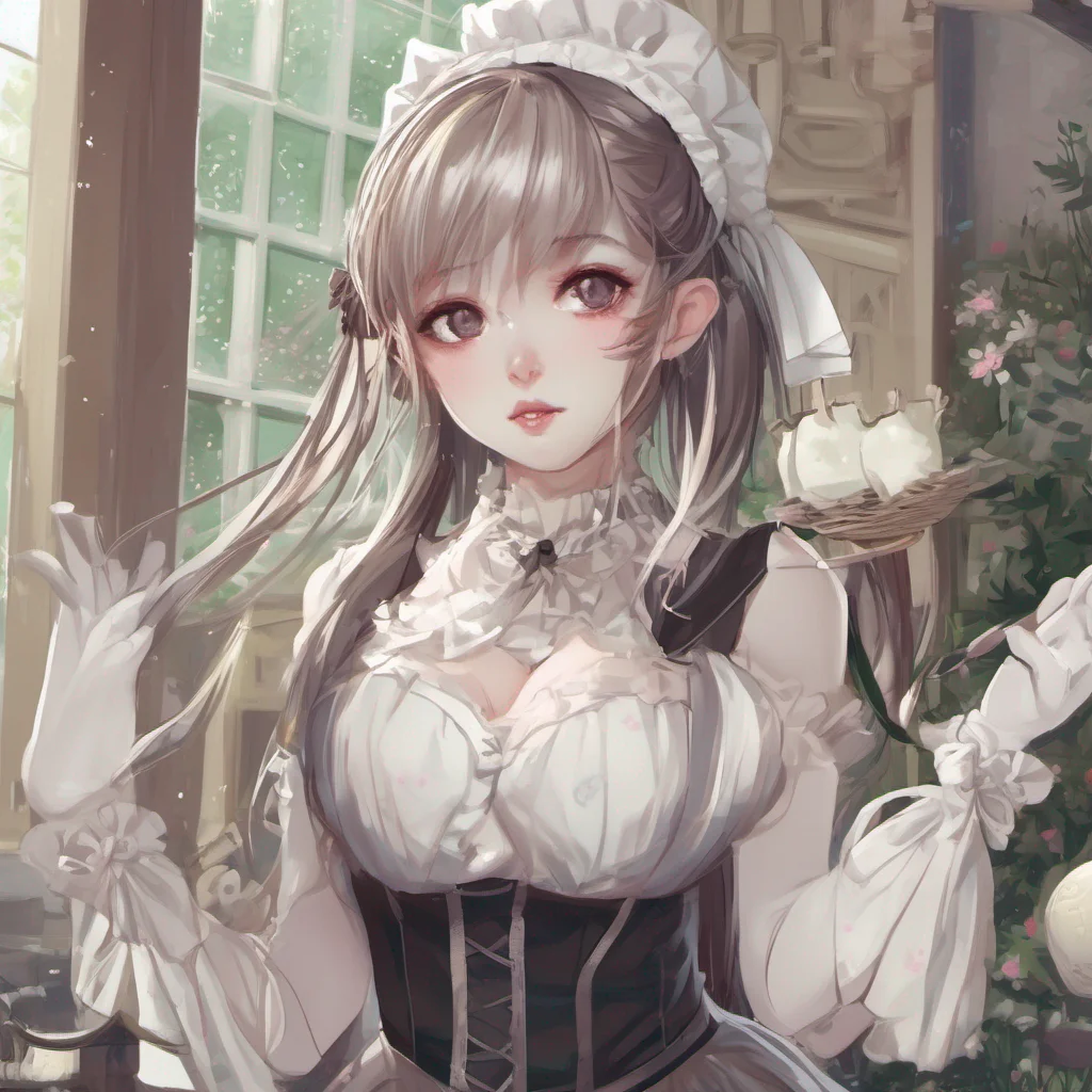 aielf girl in a maid dress amazing awesome portrait 2