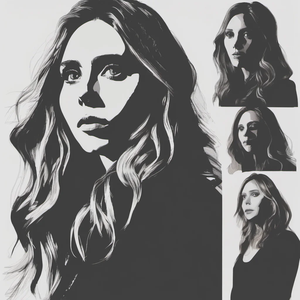 aielizabeth olsen silhouette
