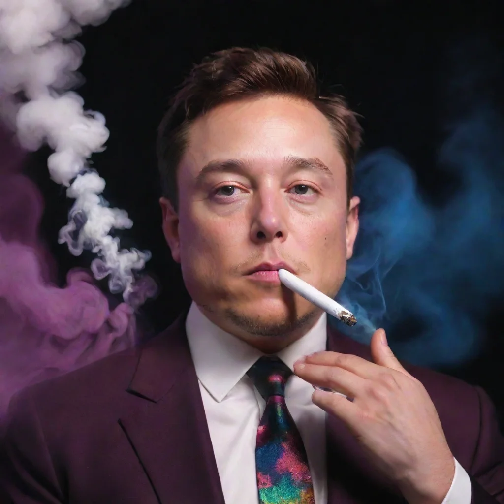 elon must smoking hd epic colorful